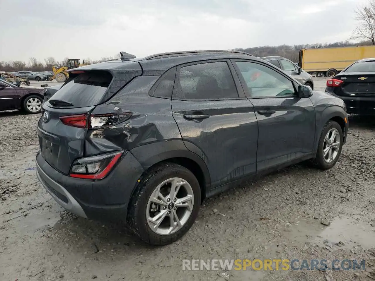 3 fotografías del automóvil dañado KM8K62ABXPU982833 HYUNDAI KONA 2023