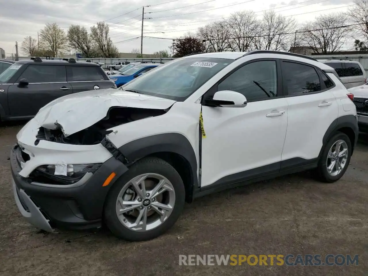 1 fotografías del automóvil dañado KM8K6CAB0PU051764 HYUNDAI KONA 2023