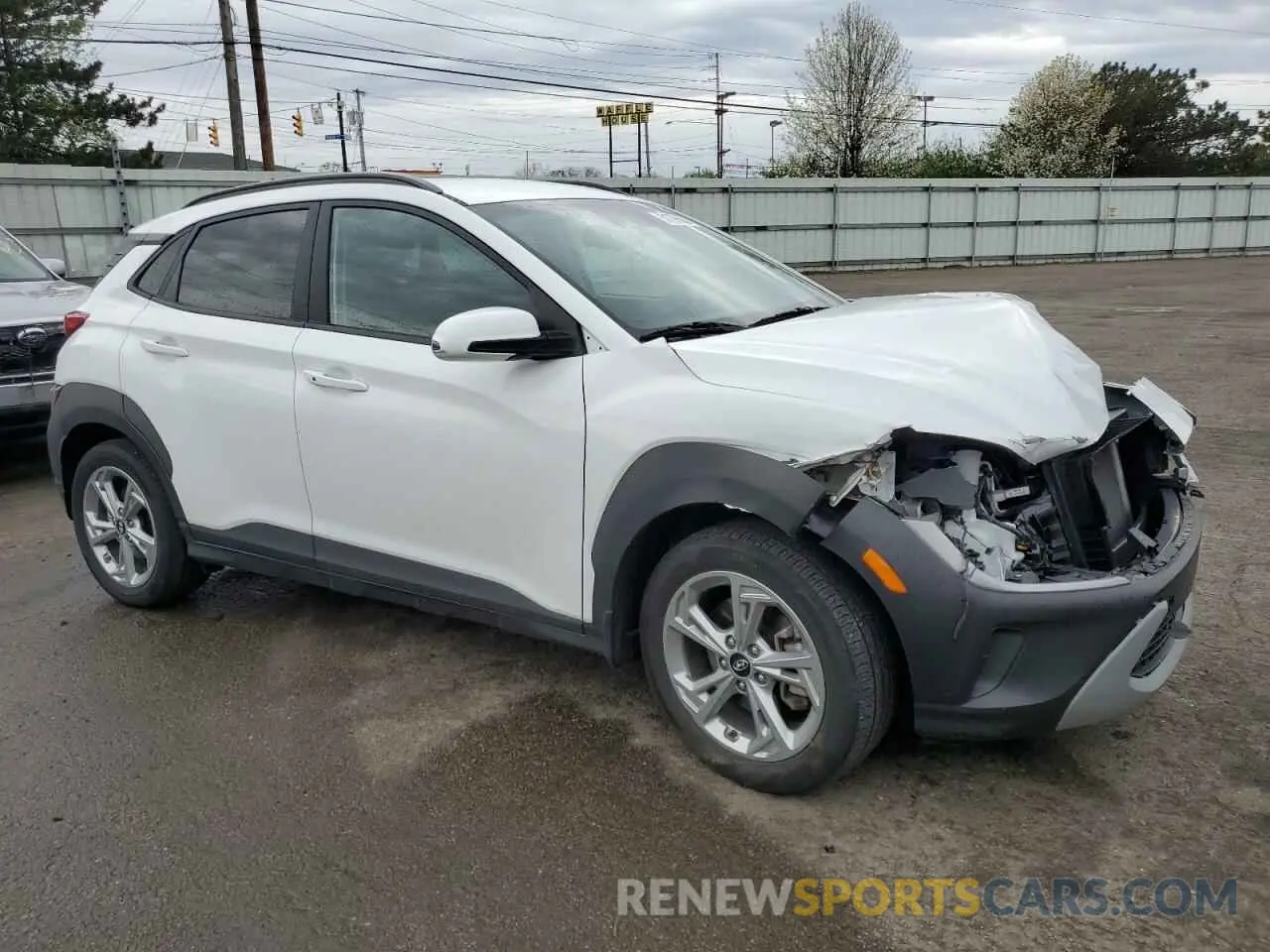 4 fotografías del automóvil dañado KM8K6CAB0PU051764 HYUNDAI KONA 2023