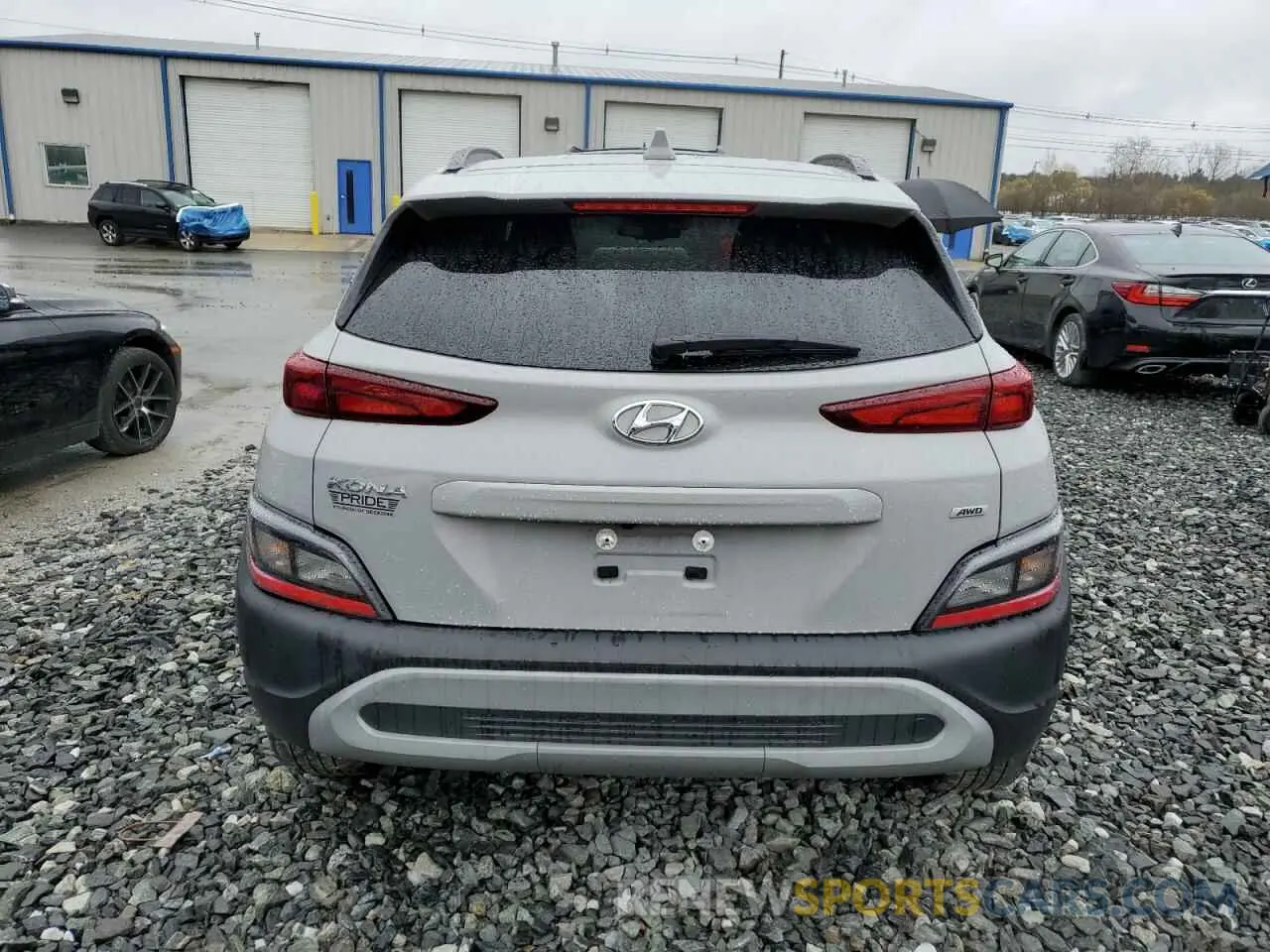 6 fotografías del automóvil dañado KM8K6CAB0PU990770 HYUNDAI KONA 2023