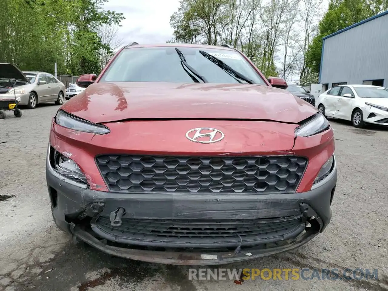 5 fotografías del automóvil dañado KM8K6CAB2PU060045 HYUNDAI KONA 2023