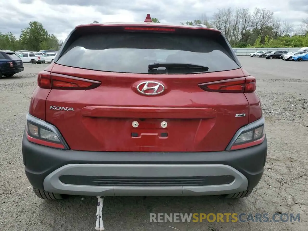 6 fotografías del automóvil dañado KM8K6CAB2PU060045 HYUNDAI KONA 2023