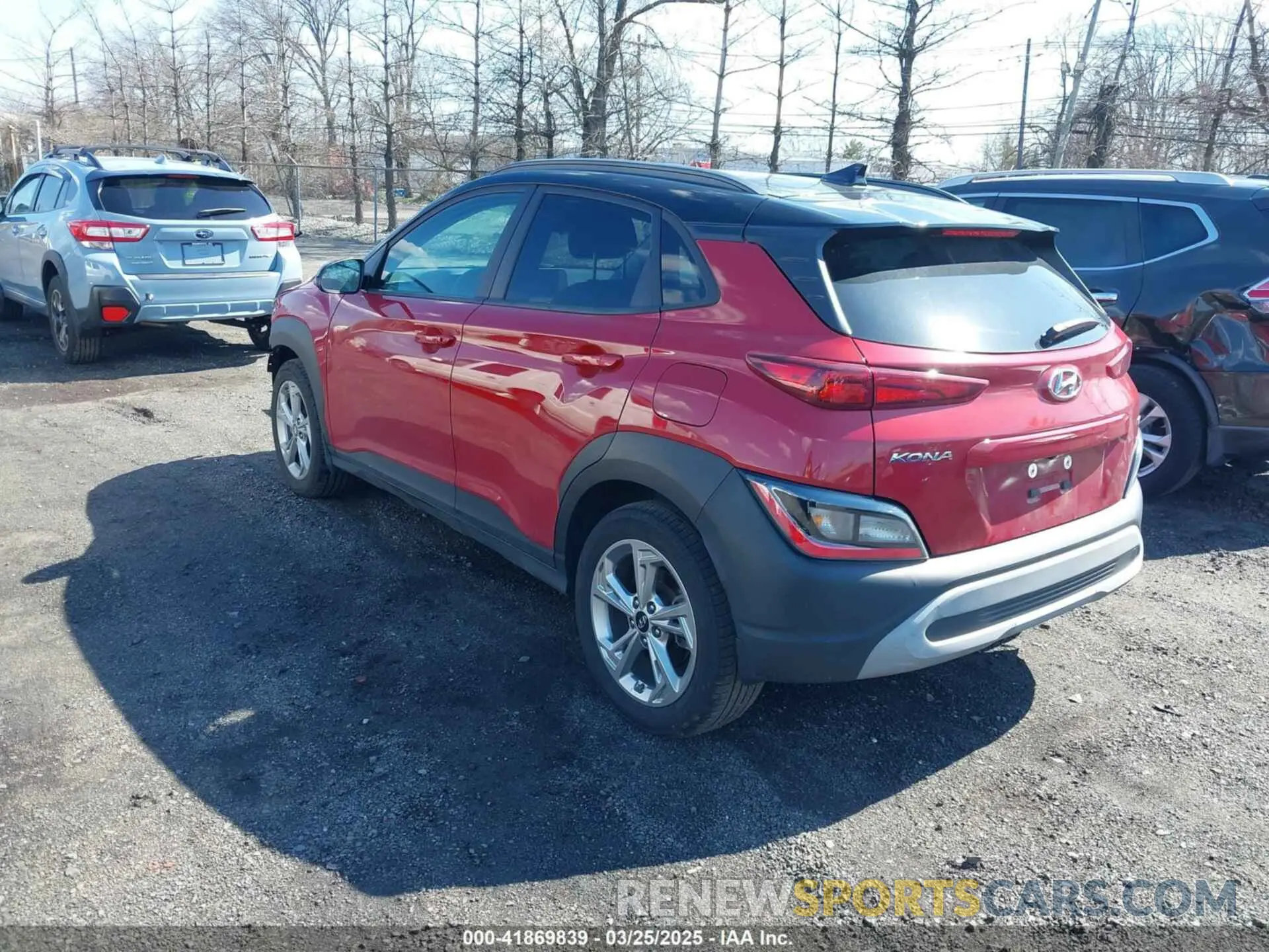 3 fotografías del automóvil dañado KM8K6CAB2PU936256 HYUNDAI KONA 2023