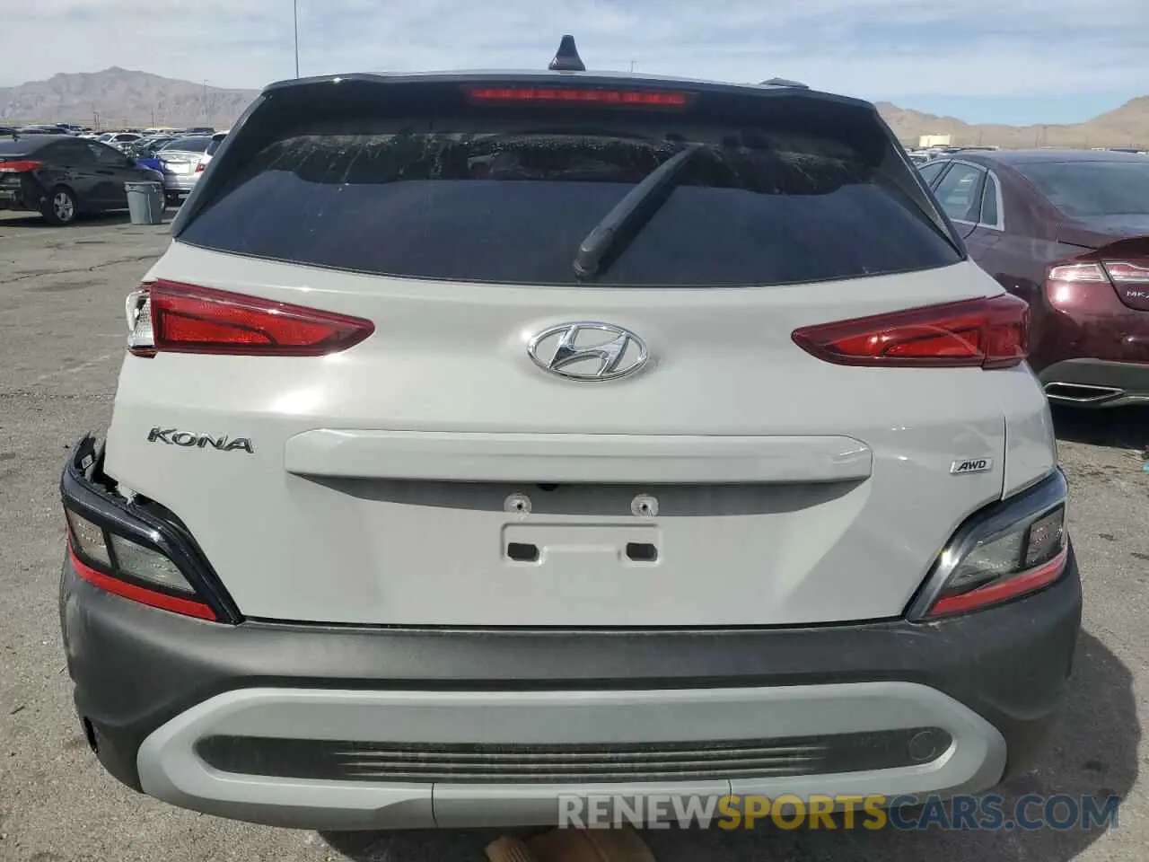 6 fotografías del automóvil dañado KM8K6CAB3PU984395 HYUNDAI KONA 2023