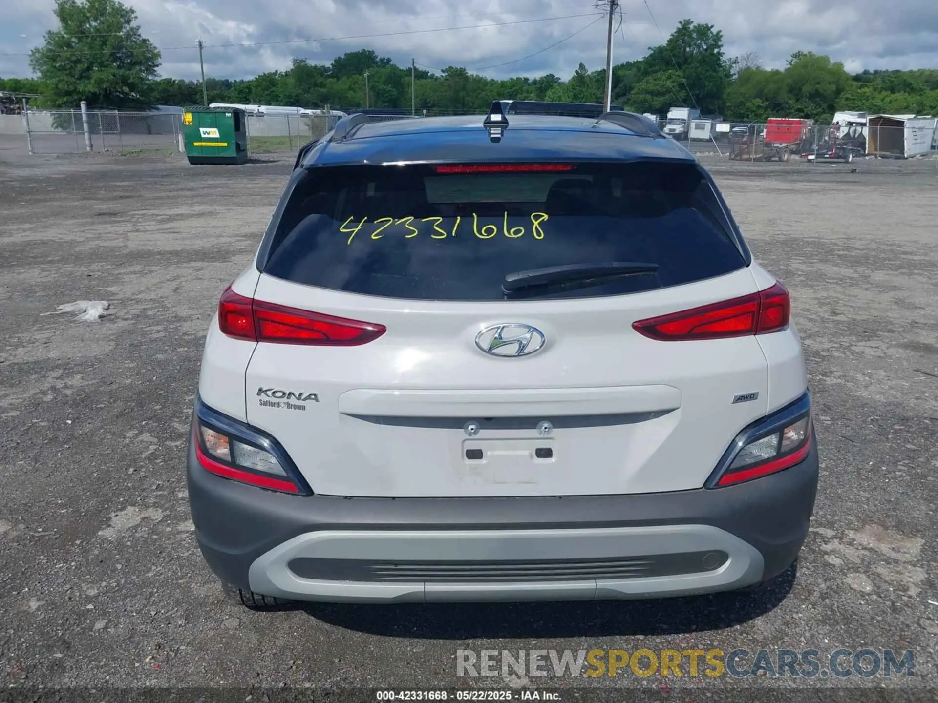 17 fotografías del automóvil dañado KM8K6CAB3PU993274 HYUNDAI KONA 2023