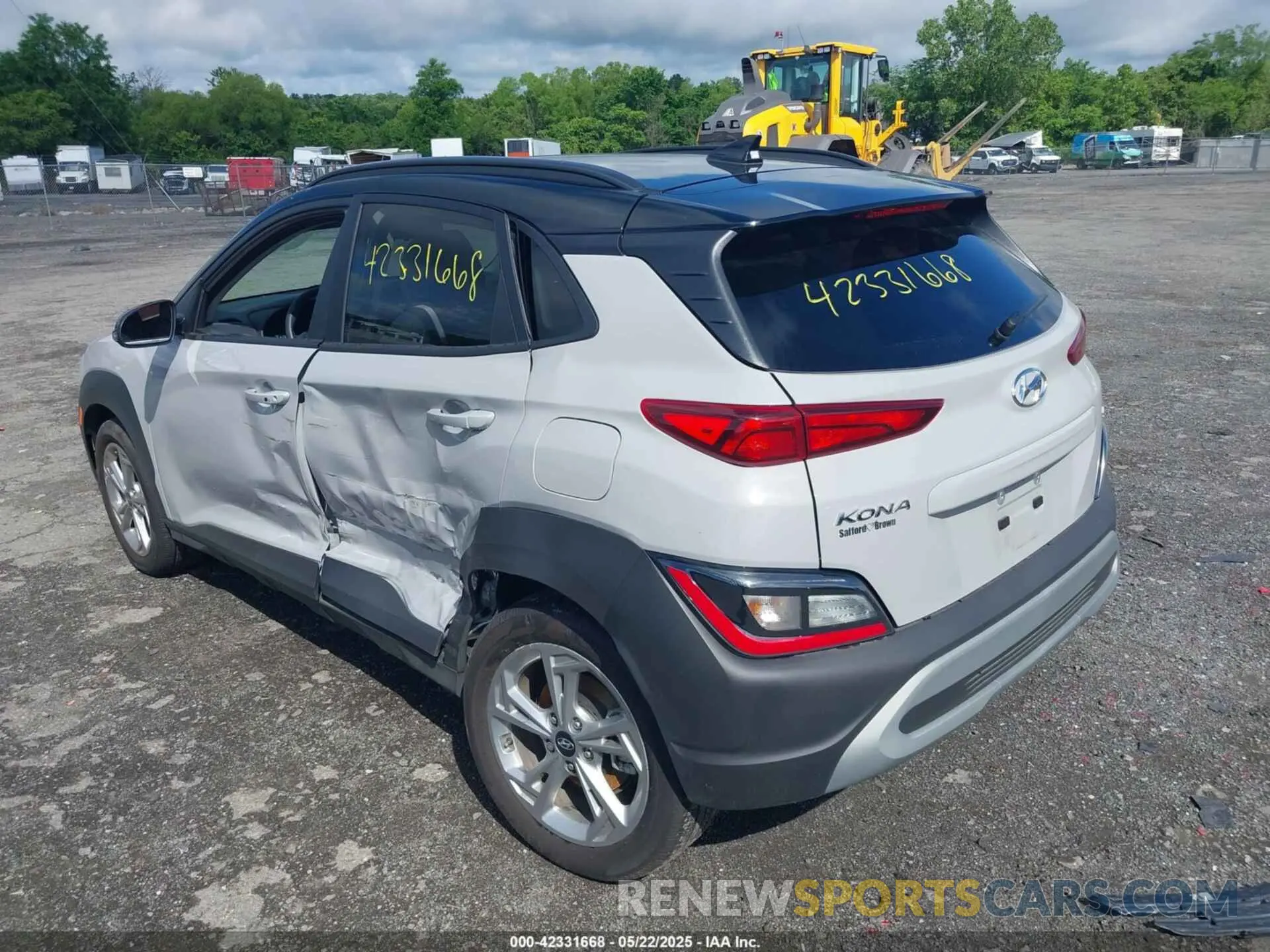 3 fotografías del automóvil dañado KM8K6CAB3PU993274 HYUNDAI KONA 2023