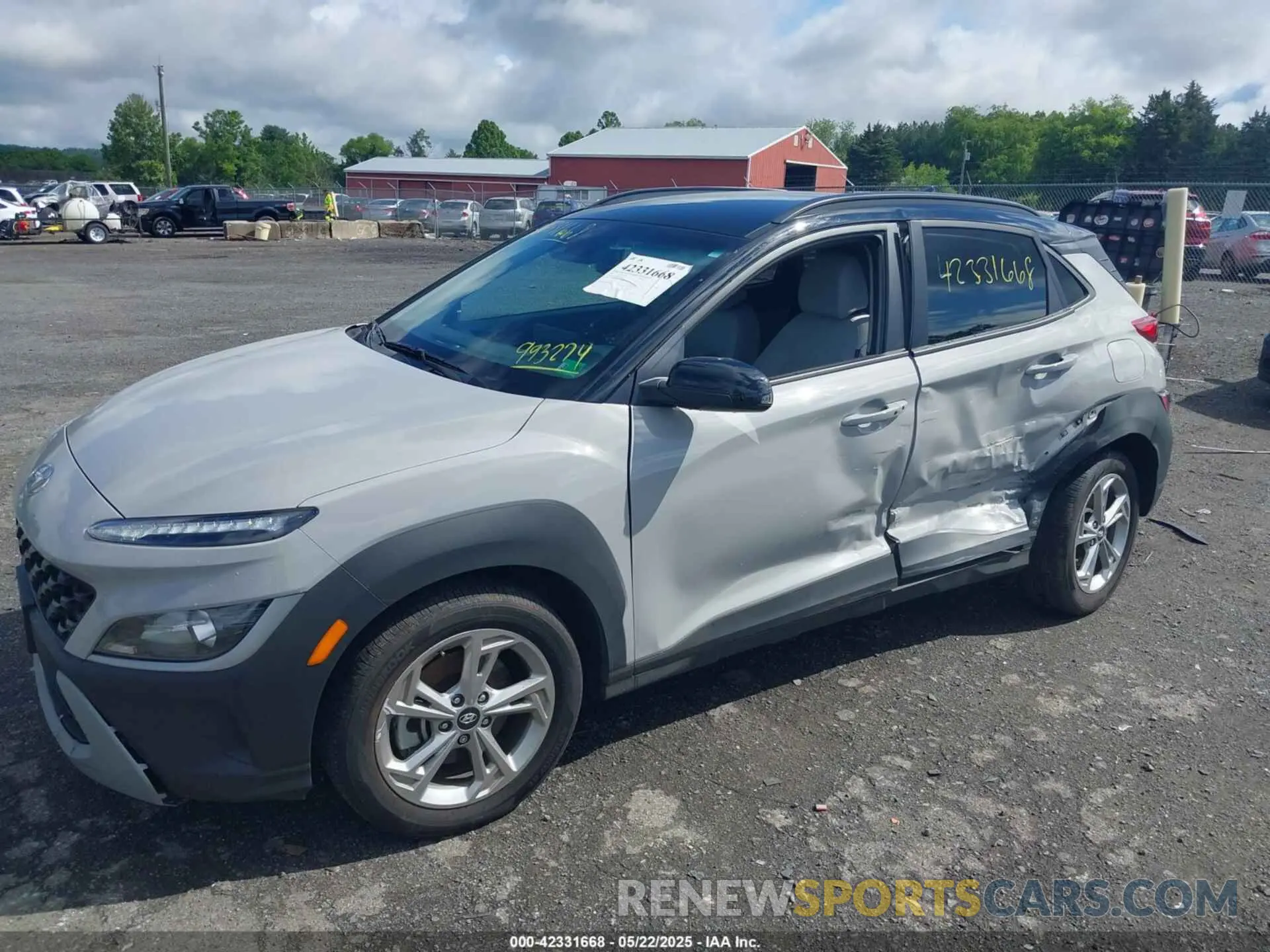6 fotografías del automóvil dañado KM8K6CAB3PU993274 HYUNDAI KONA 2023