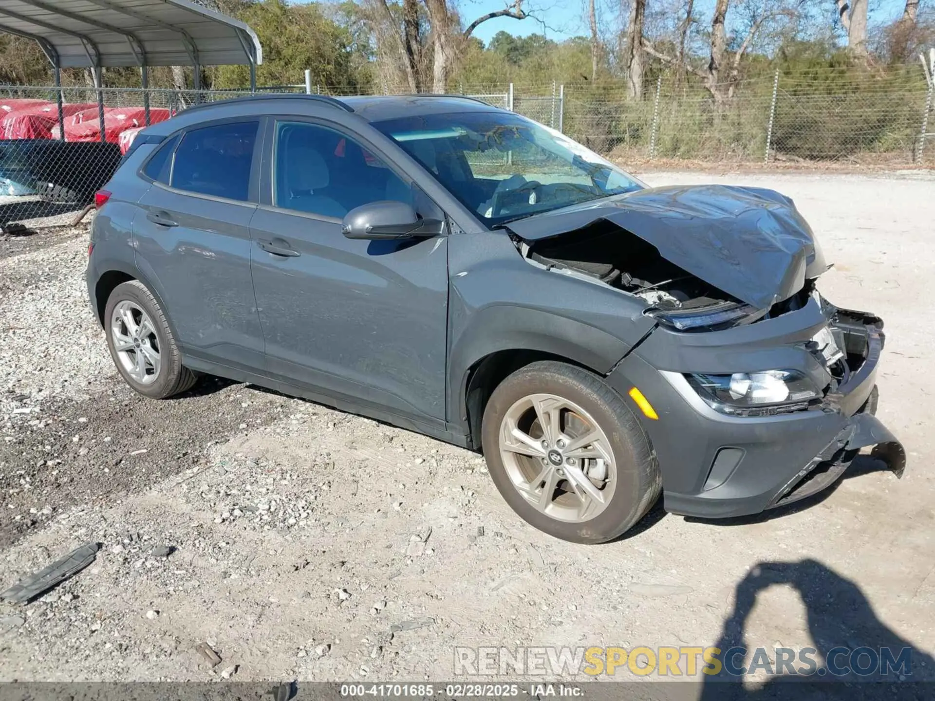 1 fotografías del automóvil dañado KM8K6CAB4PU019528 HYUNDAI KONA 2023
