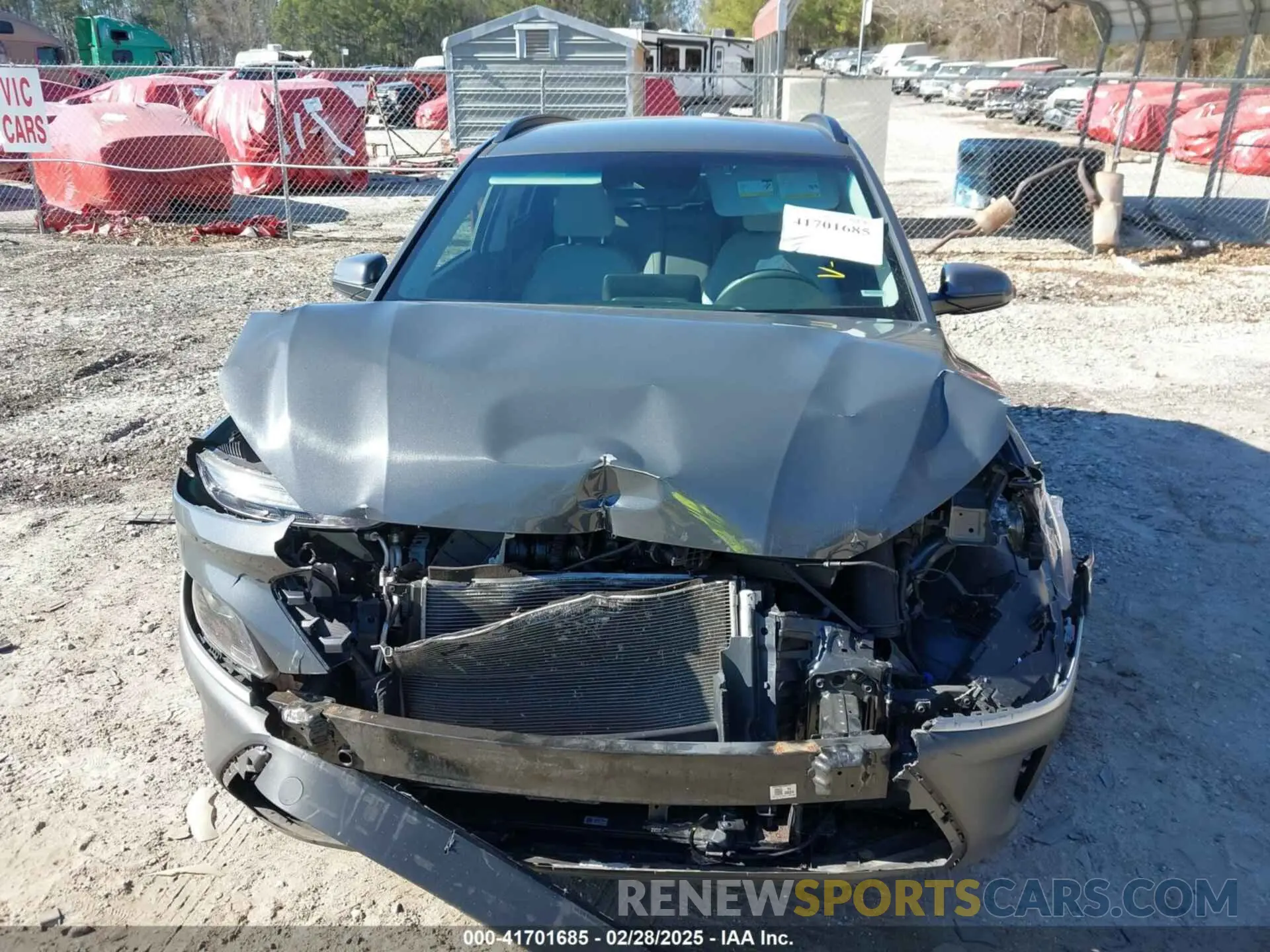 12 fotografías del automóvil dañado KM8K6CAB4PU019528 HYUNDAI KONA 2023