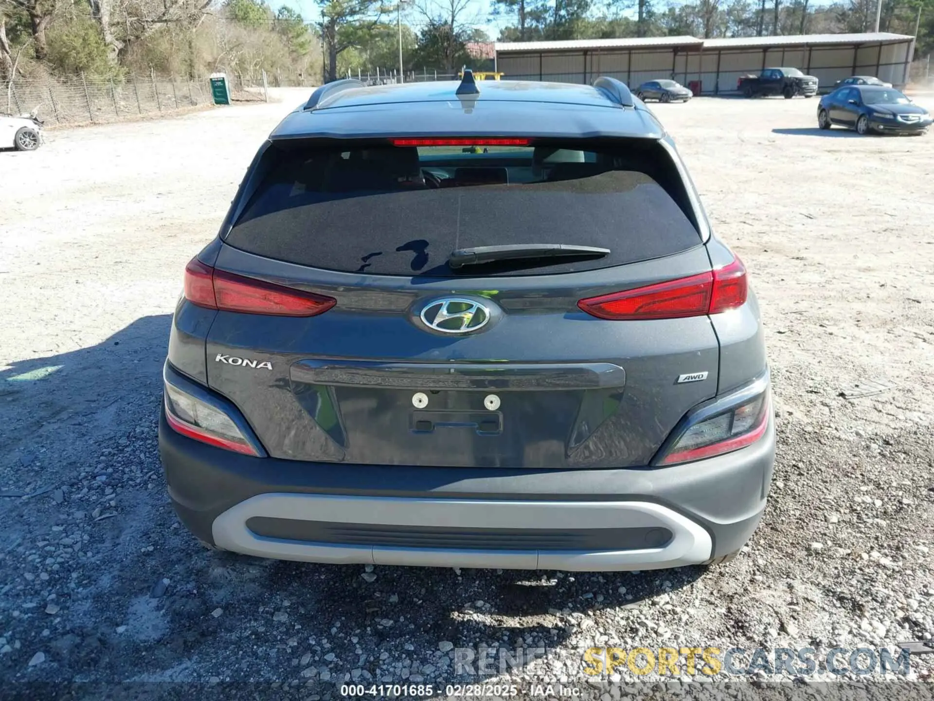 16 fotografías del automóvil dañado KM8K6CAB4PU019528 HYUNDAI KONA 2023