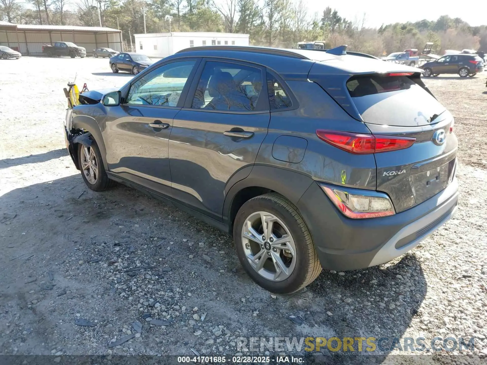 3 fotografías del automóvil dañado KM8K6CAB4PU019528 HYUNDAI KONA 2023