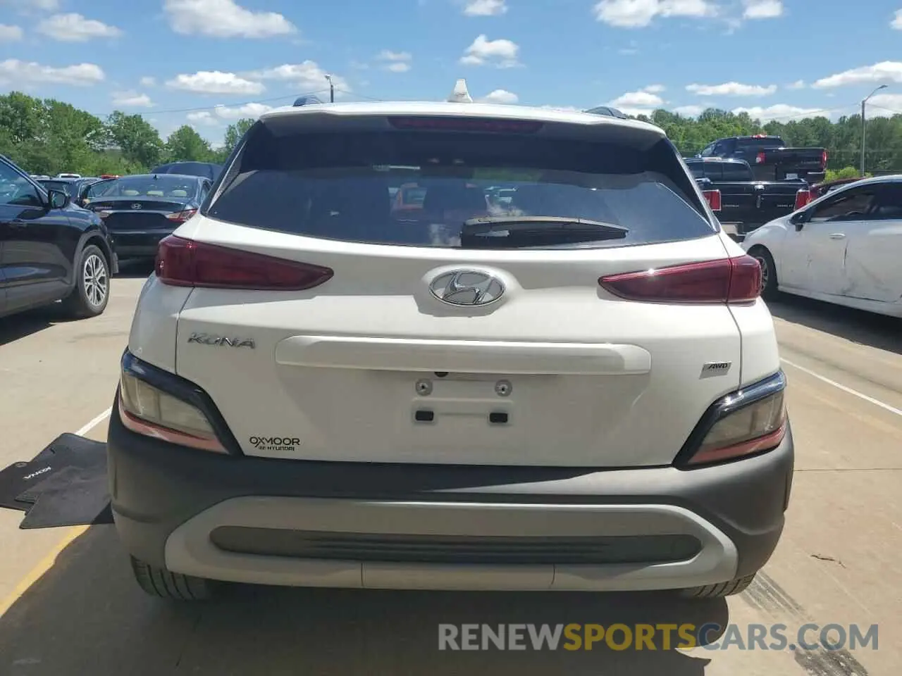 6 fotografías del automóvil dañado KM8K6CAB5PU063182 HYUNDAI KONA 2023