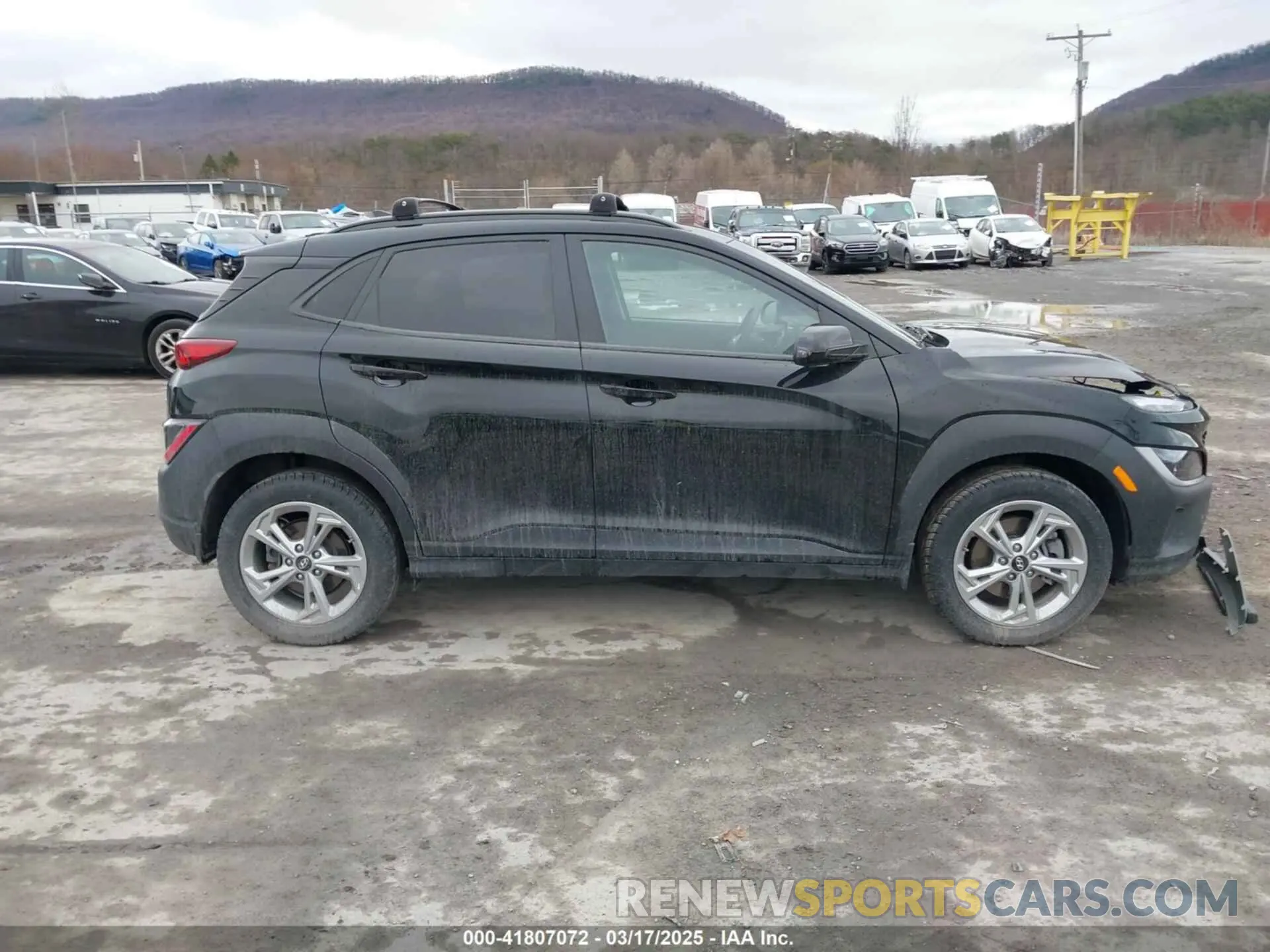 14 fotografías del automóvil dañado KM8K6CAB5PU941273 HYUNDAI KONA 2023