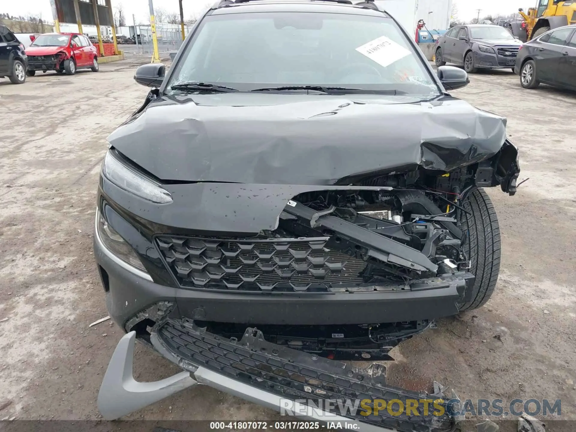 6 fotografías del automóvil dañado KM8K6CAB5PU941273 HYUNDAI KONA 2023