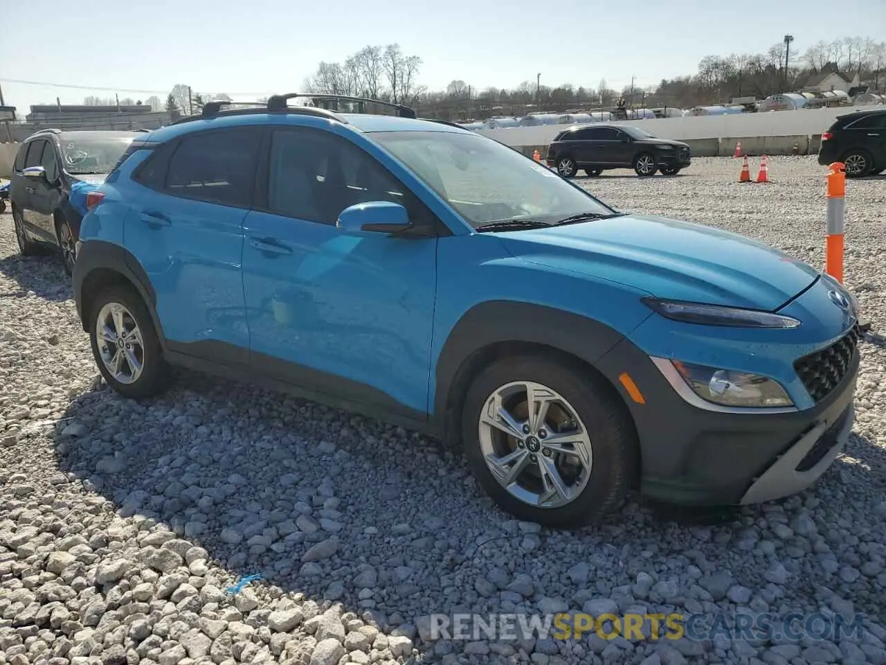 4 fotografías del automóvil dañado KM8K6CAB6PU939077 HYUNDAI KONA 2023