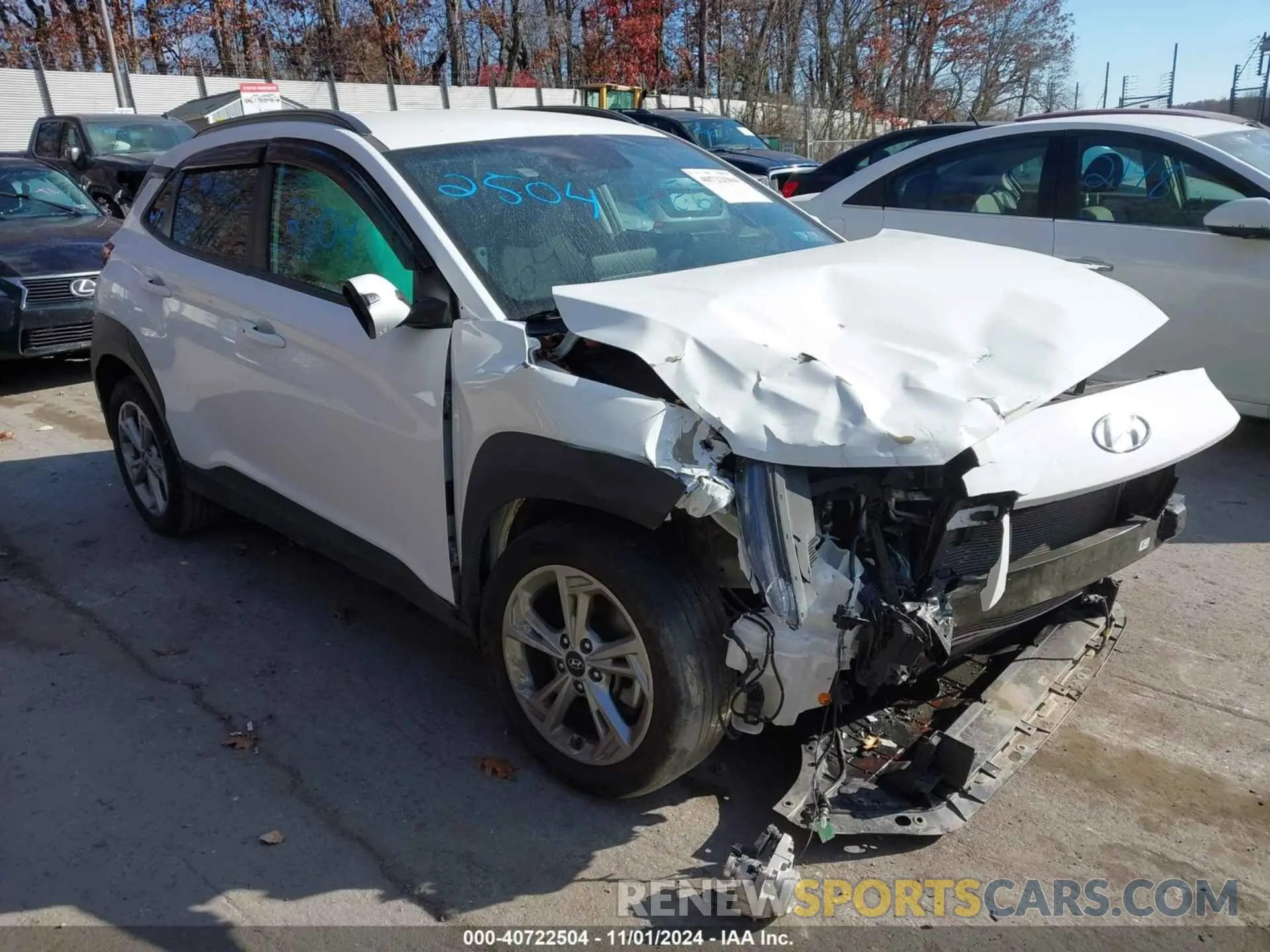 1 fotografías del automóvil dañado KM8K6CAB6PU955473 HYUNDAI KONA 2023