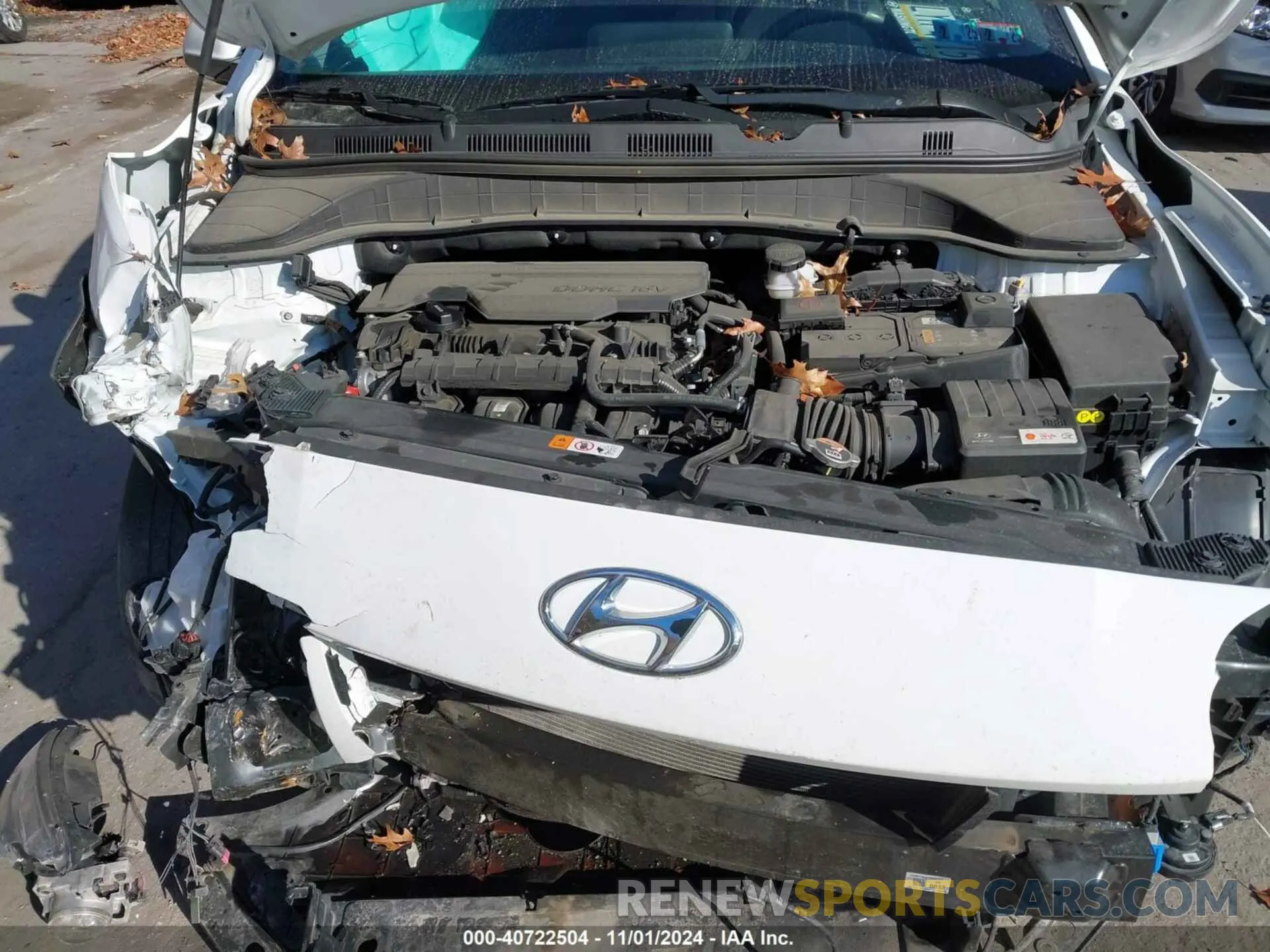 10 fotografías del automóvil dañado KM8K6CAB6PU955473 HYUNDAI KONA 2023