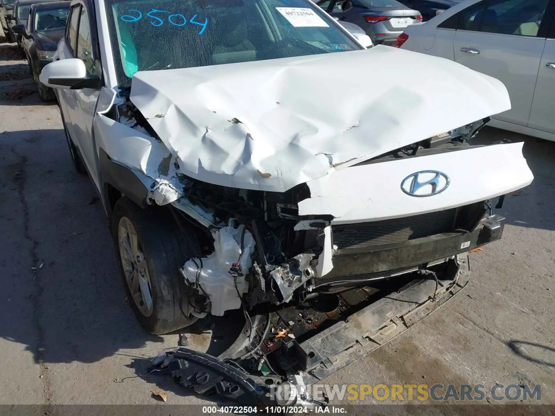 6 fotografías del automóvil dañado KM8K6CAB6PU955473 HYUNDAI KONA 2023