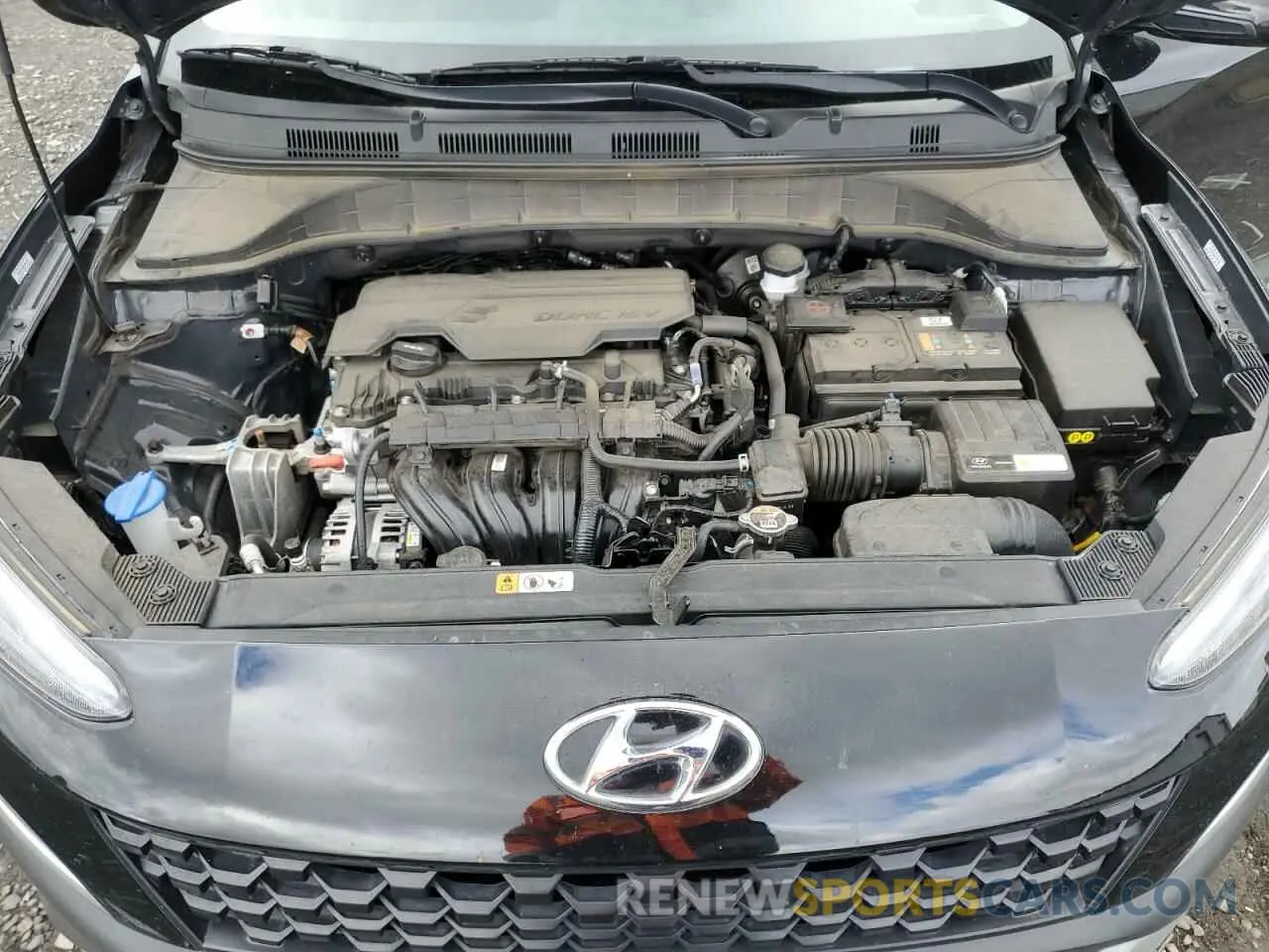 12 fotografías del automóvil dañado KM8K6CAB6PU996766 HYUNDAI KONA 2023