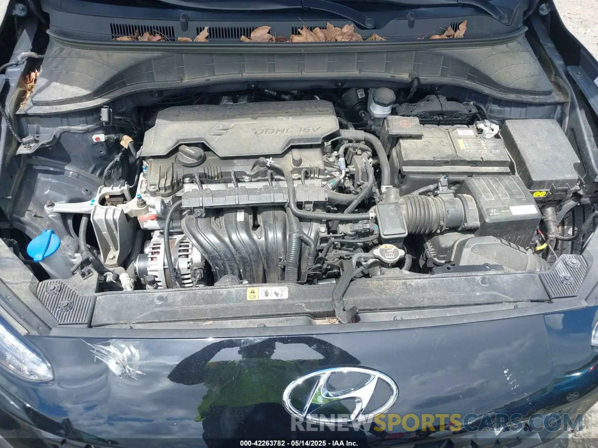 10 fotografías del automóvil dañado KM8K6CAB6PU996783 HYUNDAI KONA 2023