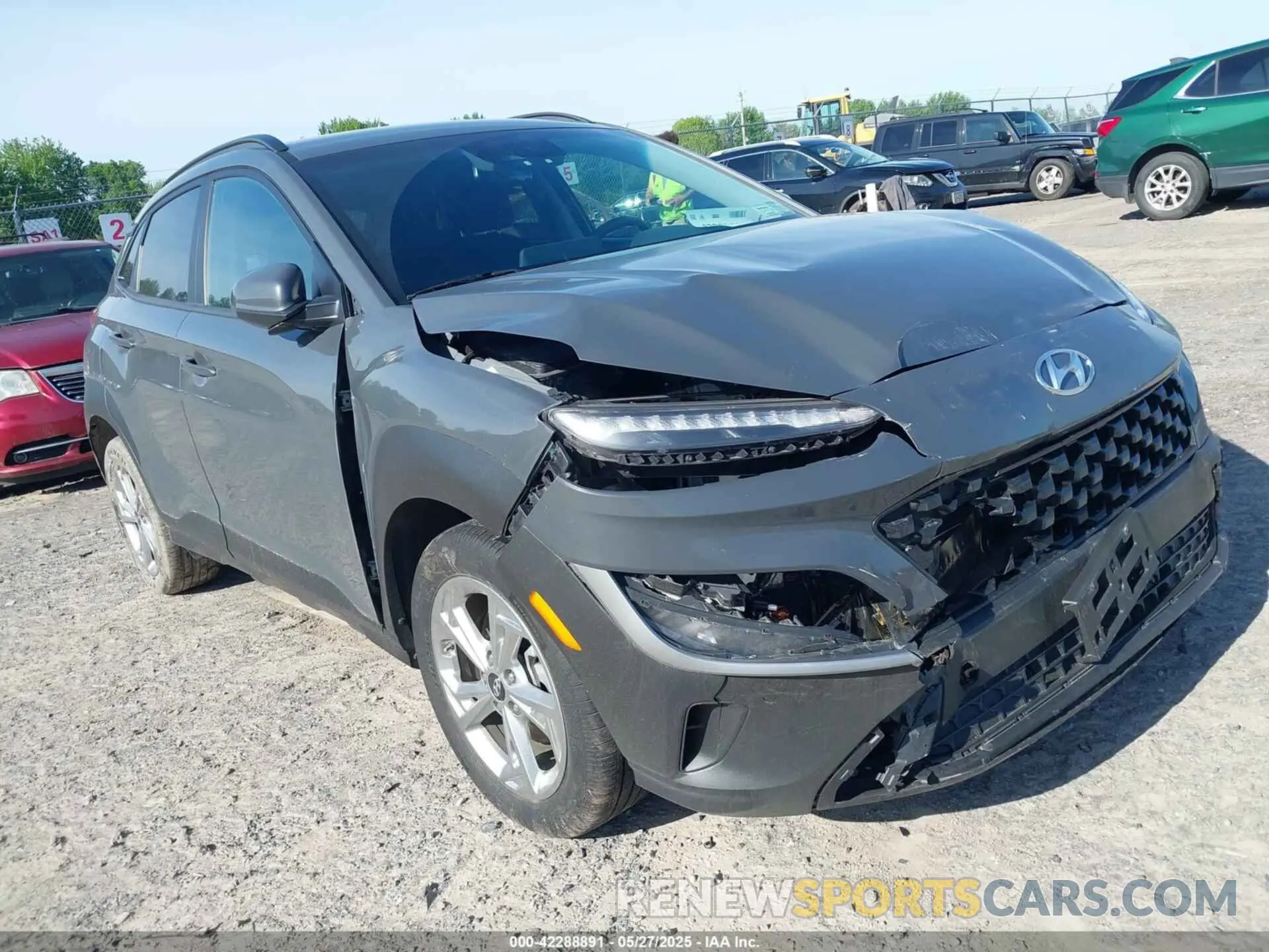 6 fotografías del automóvil dañado KM8K6CAB7PU987123 HYUNDAI KONA 2023
