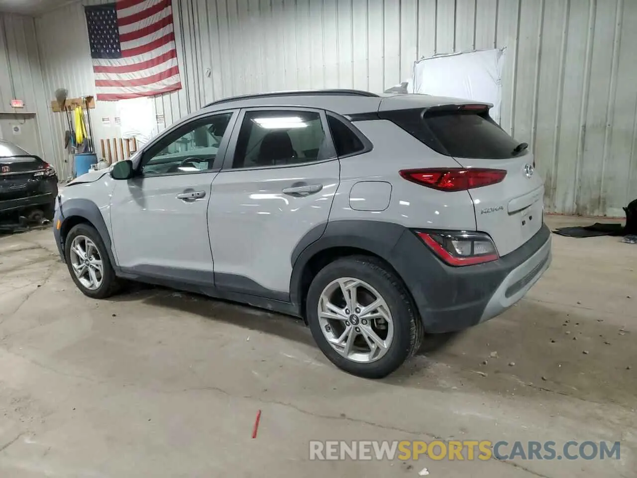 2 fotografías del automóvil dañado KM8K6CAB7PU994606 HYUNDAI KONA 2023