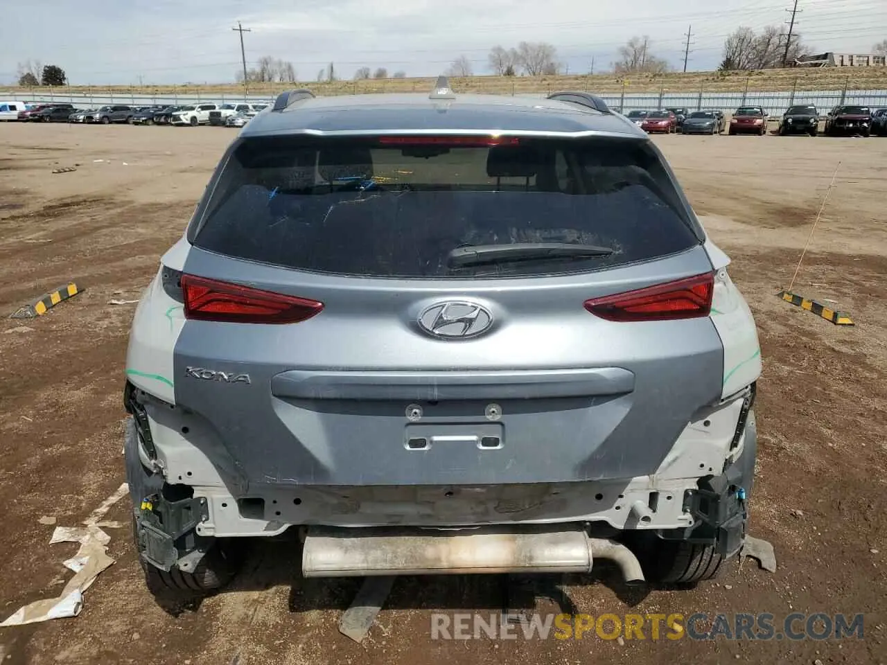 6 fotografías del automóvil dañado KM8K6CAB8PU008368 HYUNDAI KONA 2023