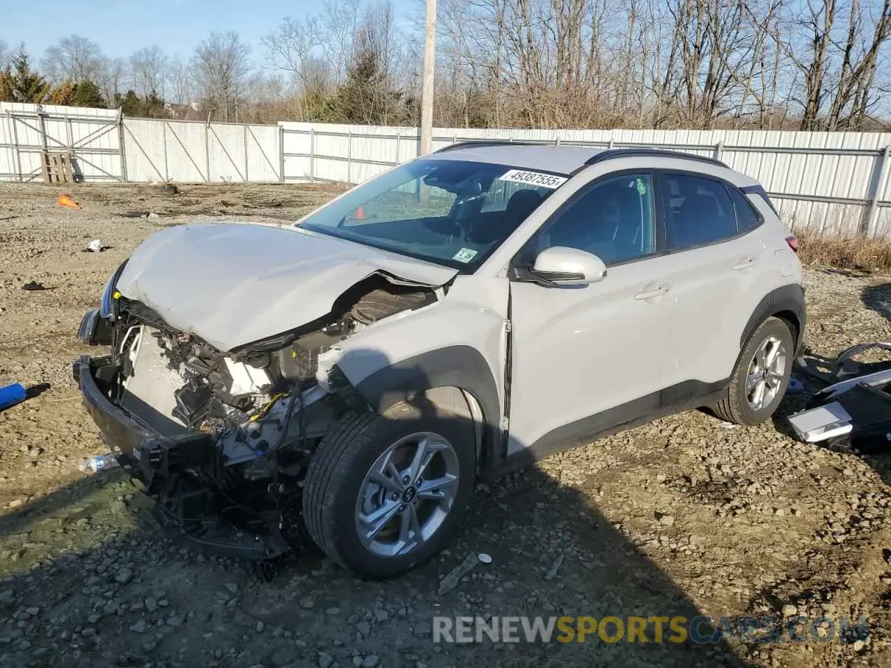 1 fotografías del automóvil dañado KM8K6CAB8PU043170 HYUNDAI KONA 2023