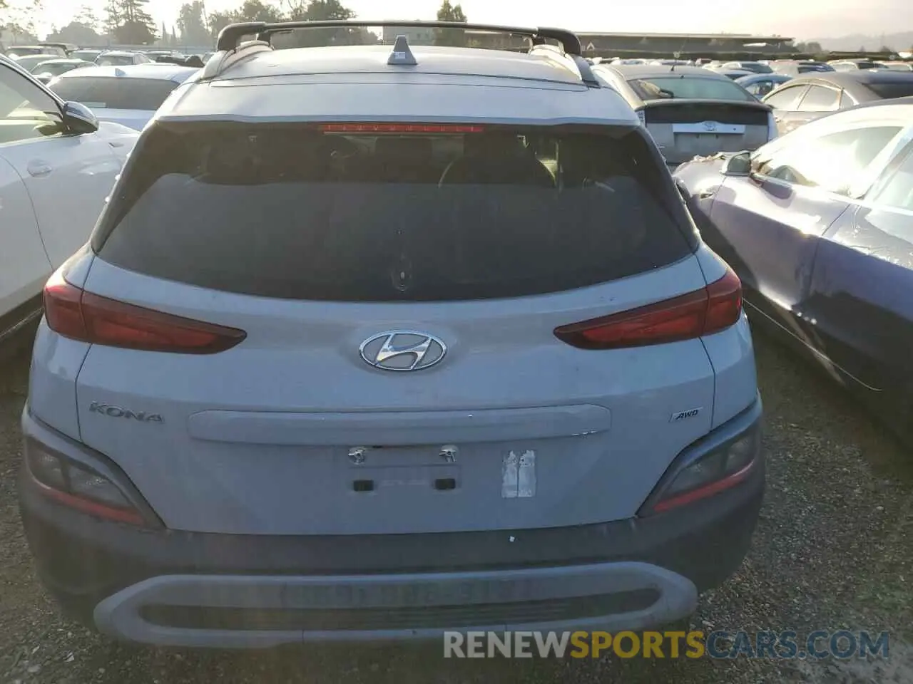 6 fotografías del automóvil dañado KM8K6CAB8PU946936 HYUNDAI KONA 2023