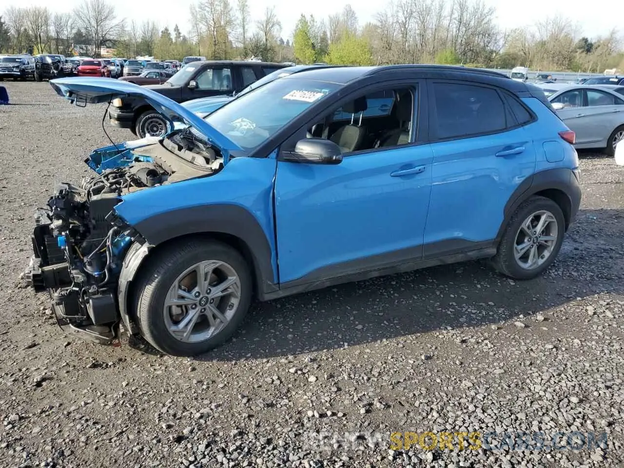 1 fotografías del automóvil dañado KM8K6CABXPU934819 HYUNDAI KONA 2023