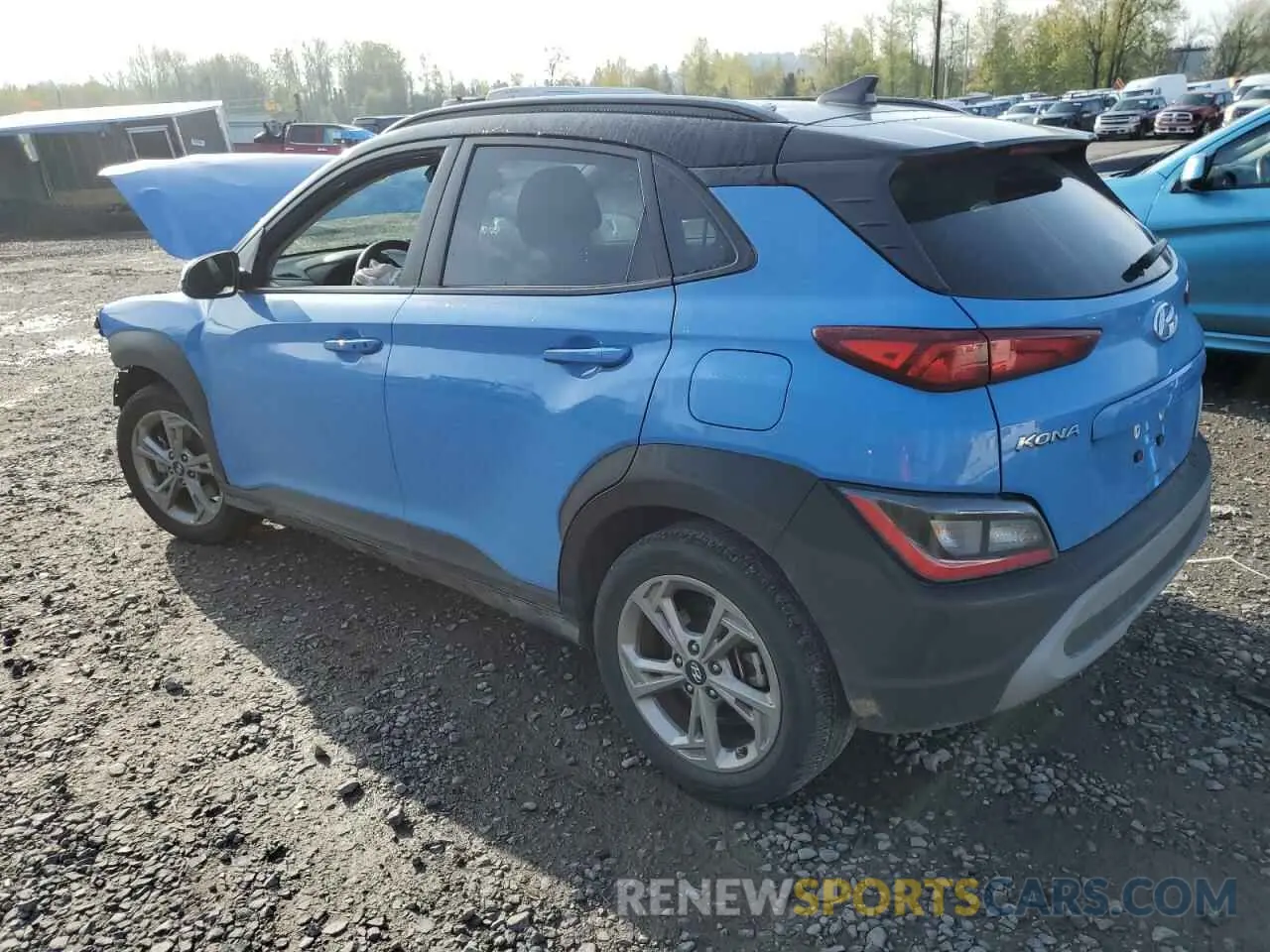 2 fotografías del automóvil dañado KM8K6CABXPU934819 HYUNDAI KONA 2023