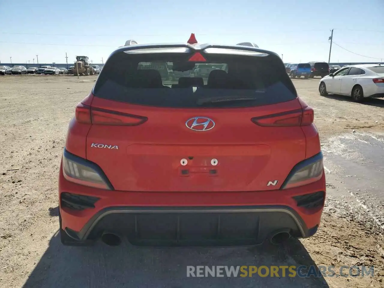 6 fotografías del automóvil dañado KM8KH3AC2PU009759 HYUNDAI KONA 2023
