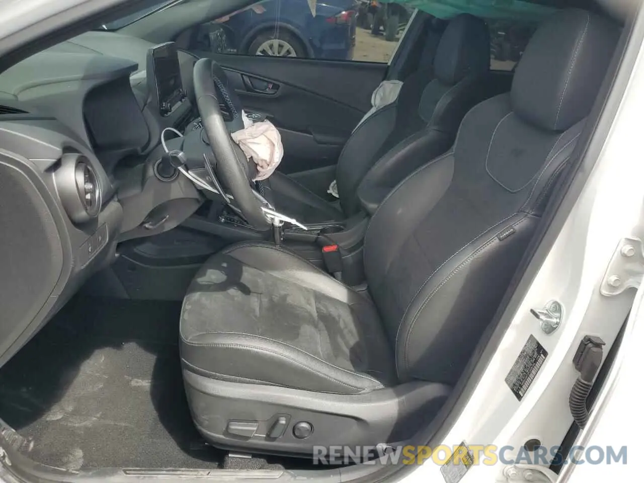 7 fotografías del automóvil dañado KM8KH3AC5PU008184 HYUNDAI KONA 2023