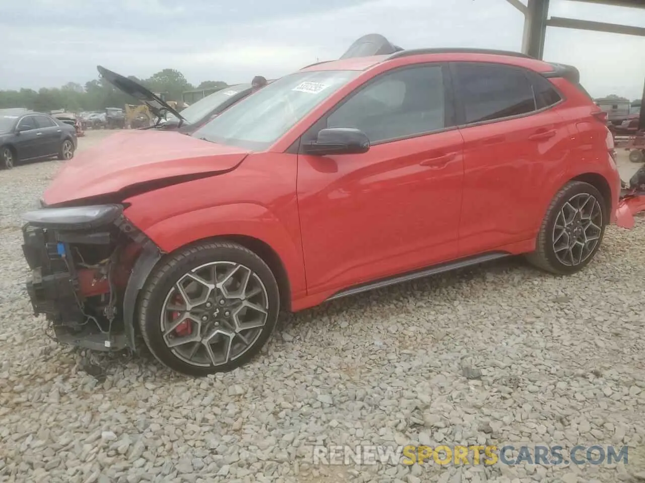 1 fotografías del automóvil dañado KM8KH3AC9PU006535 HYUNDAI KONA 2023