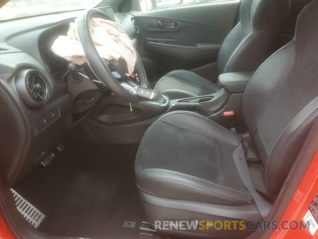 7 fotografías del automóvil dañado KM8KH3AC9PU006535 HYUNDAI KONA 2023