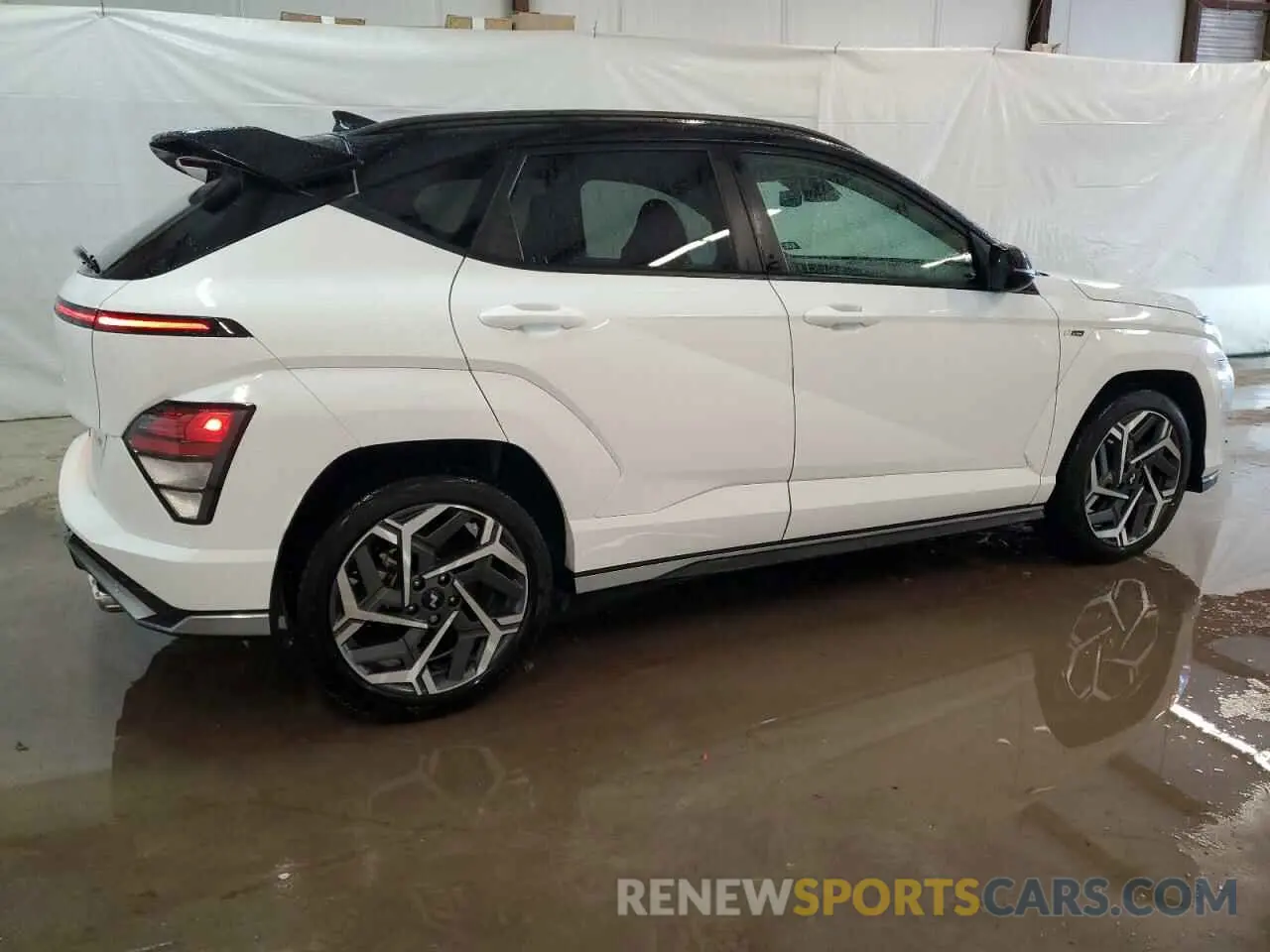 3 fotografías del automóvil dañado KM8HA3A34RU111730 HYUNDAI KONA 2024