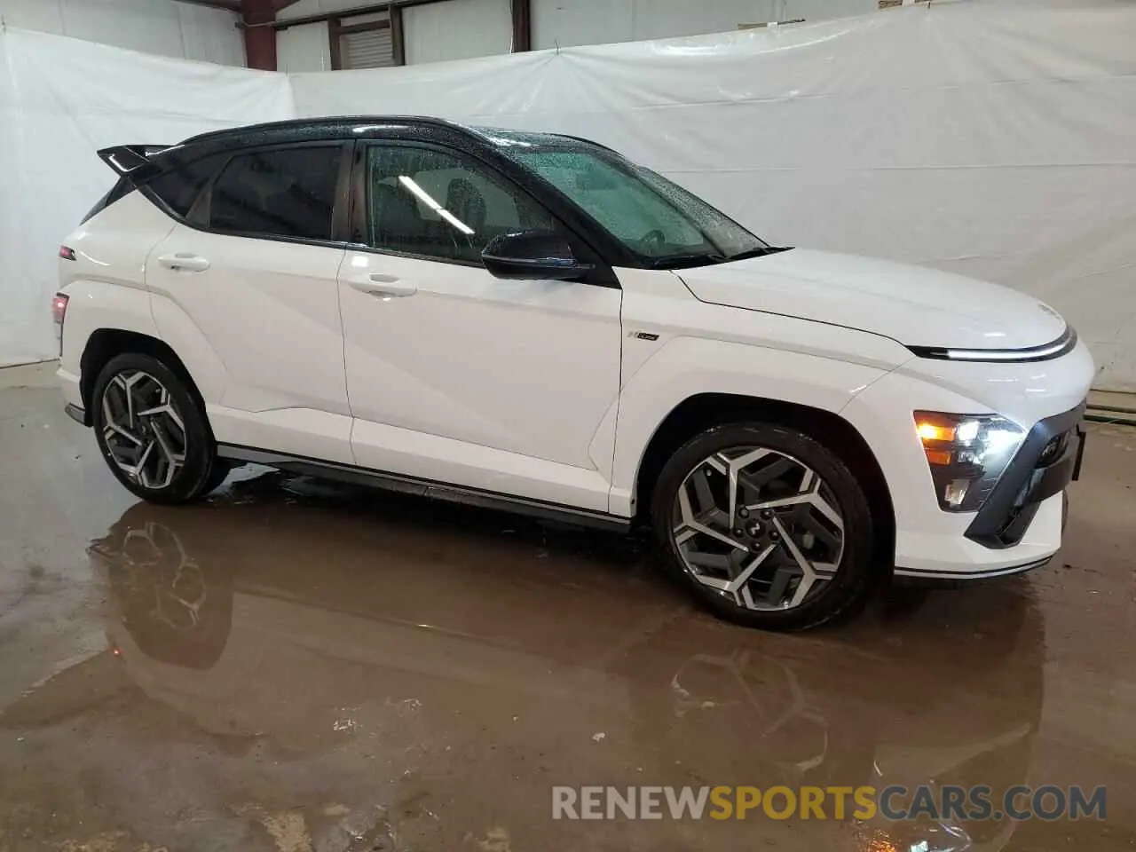 4 fotografías del automóvil dañado KM8HA3A34RU111730 HYUNDAI KONA 2024