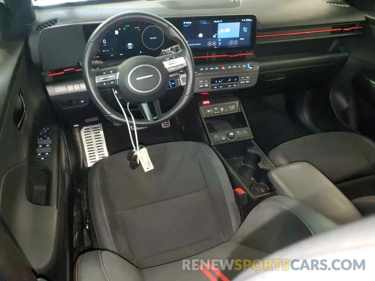 8 fotografías del automóvil dañado KM8HA3A34RU111730 HYUNDAI KONA 2024