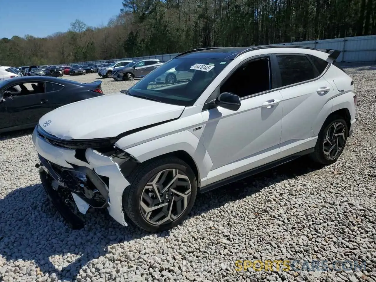 1 fotografías del automóvil dañado KM8HA3A39RU033848 HYUNDAI KONA 2024