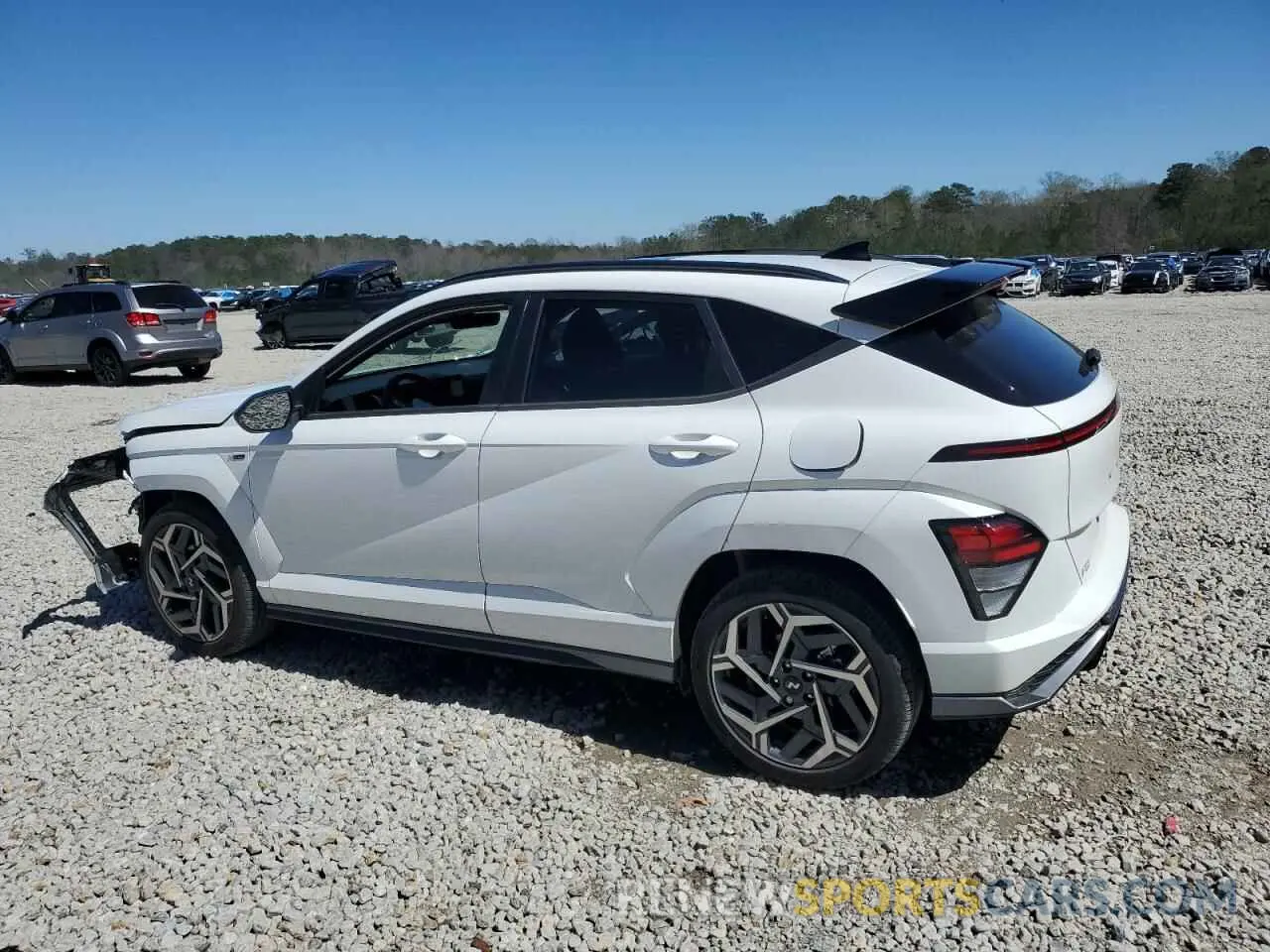 2 fotografías del automóvil dañado KM8HA3A39RU033848 HYUNDAI KONA 2024