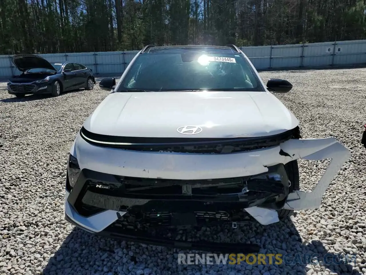 5 fotografías del automóvil dañado KM8HA3A39RU033848 HYUNDAI KONA 2024