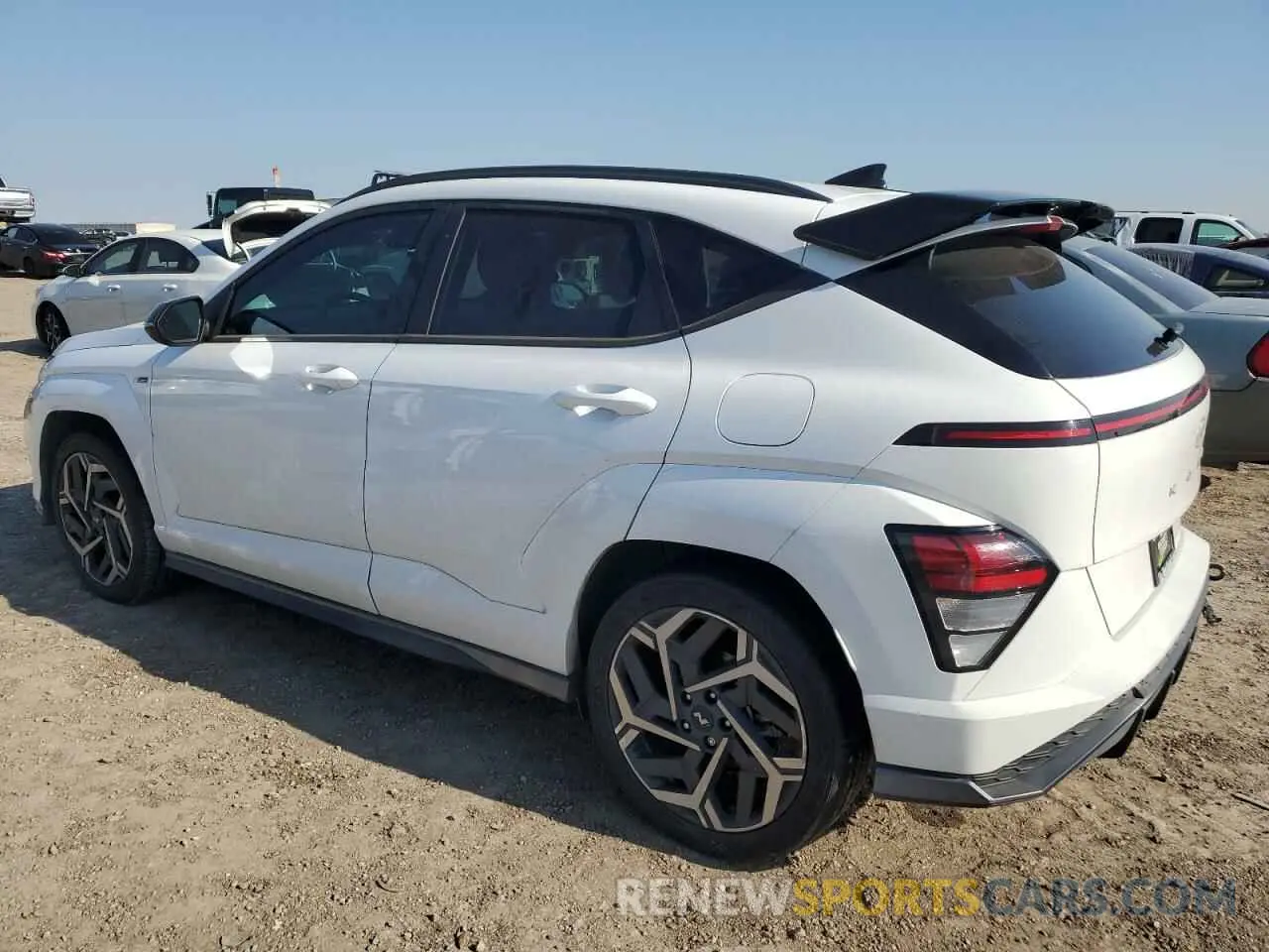 2 fotografías del automóvil dañado KM8HA3A3XRU034491 HYUNDAI KONA 2024