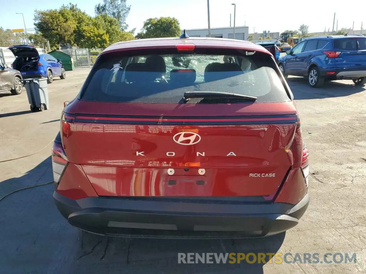 6 fotografías del automóvil dañado KM8HA3AB0RU046818 HYUNDAI KONA 2024