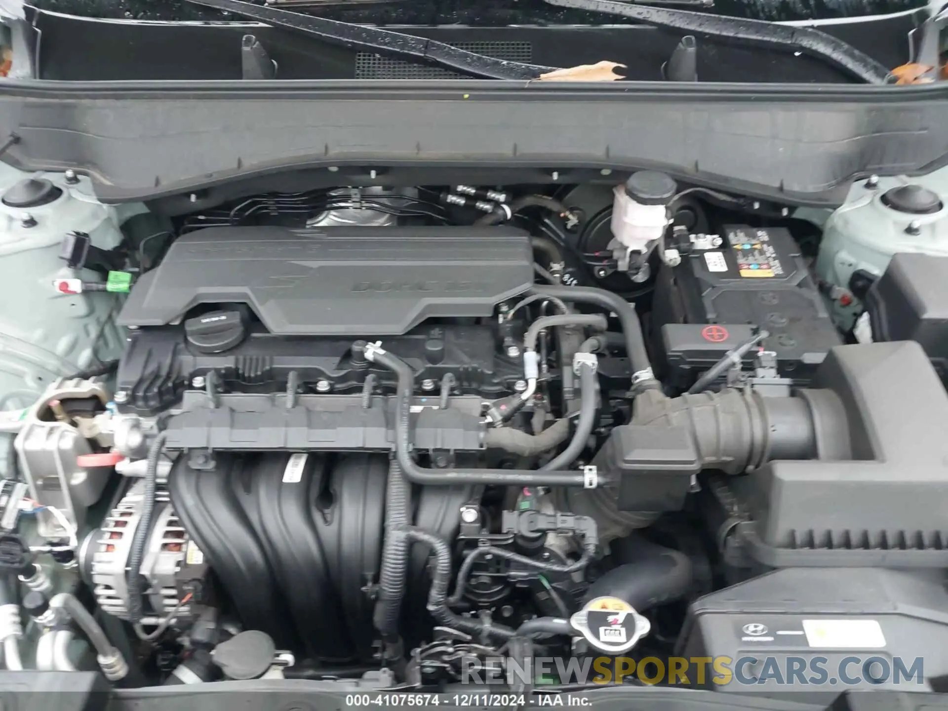 10 fotografías del automóvil dañado KM8HA3AB6RU116418 HYUNDAI KONA 2024