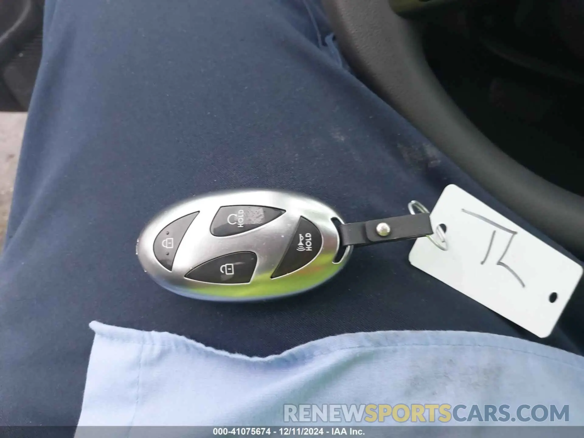 11 fotografías del automóvil dañado KM8HA3AB6RU116418 HYUNDAI KONA 2024