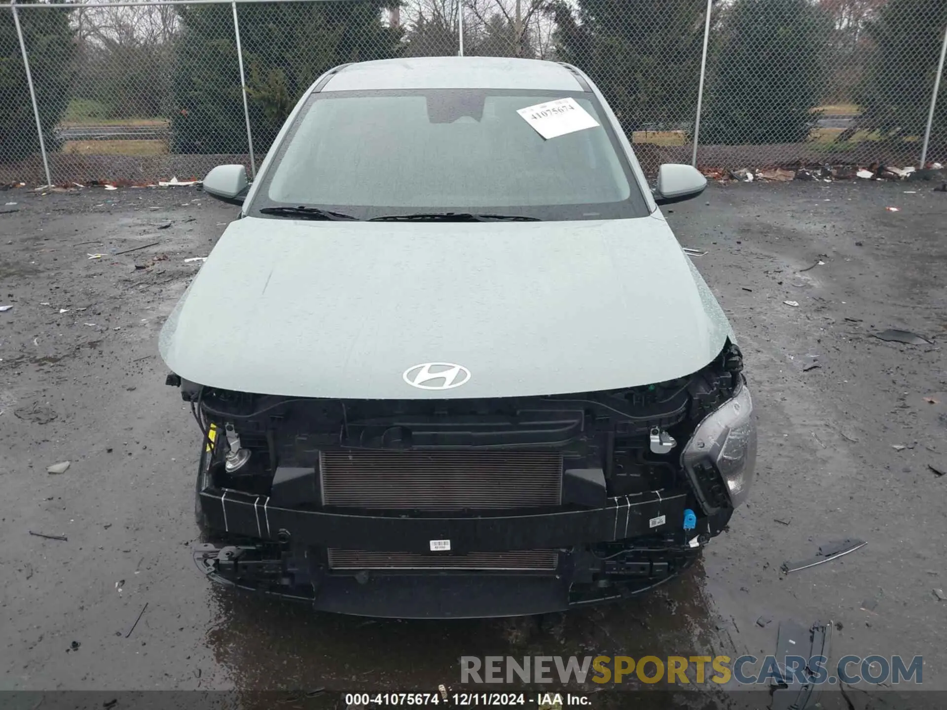 13 fotografías del automóvil dañado KM8HA3AB6RU116418 HYUNDAI KONA 2024
