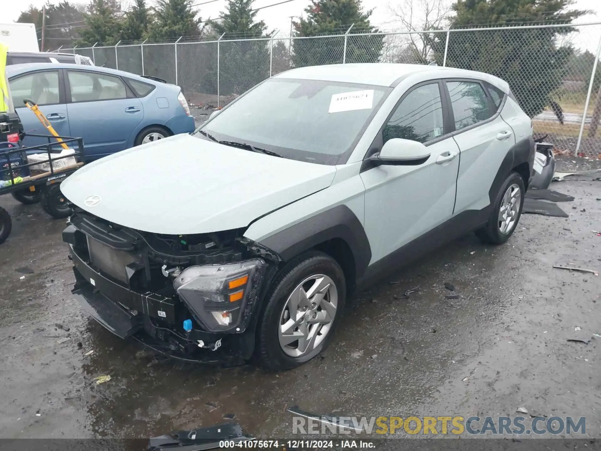 2 fotografías del automóvil dañado KM8HA3AB6RU116418 HYUNDAI KONA 2024