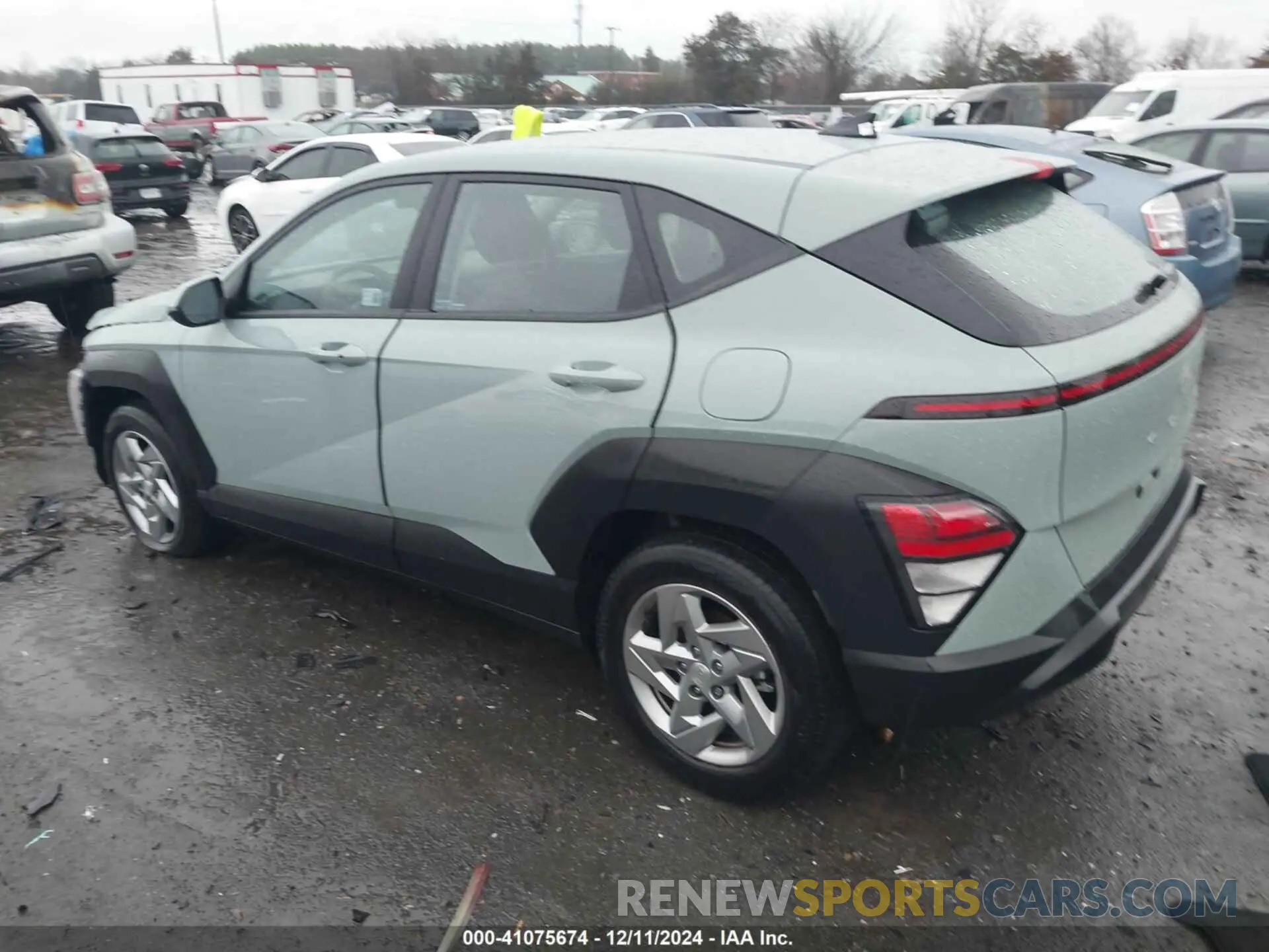 3 fotografías del automóvil dañado KM8HA3AB6RU116418 HYUNDAI KONA 2024