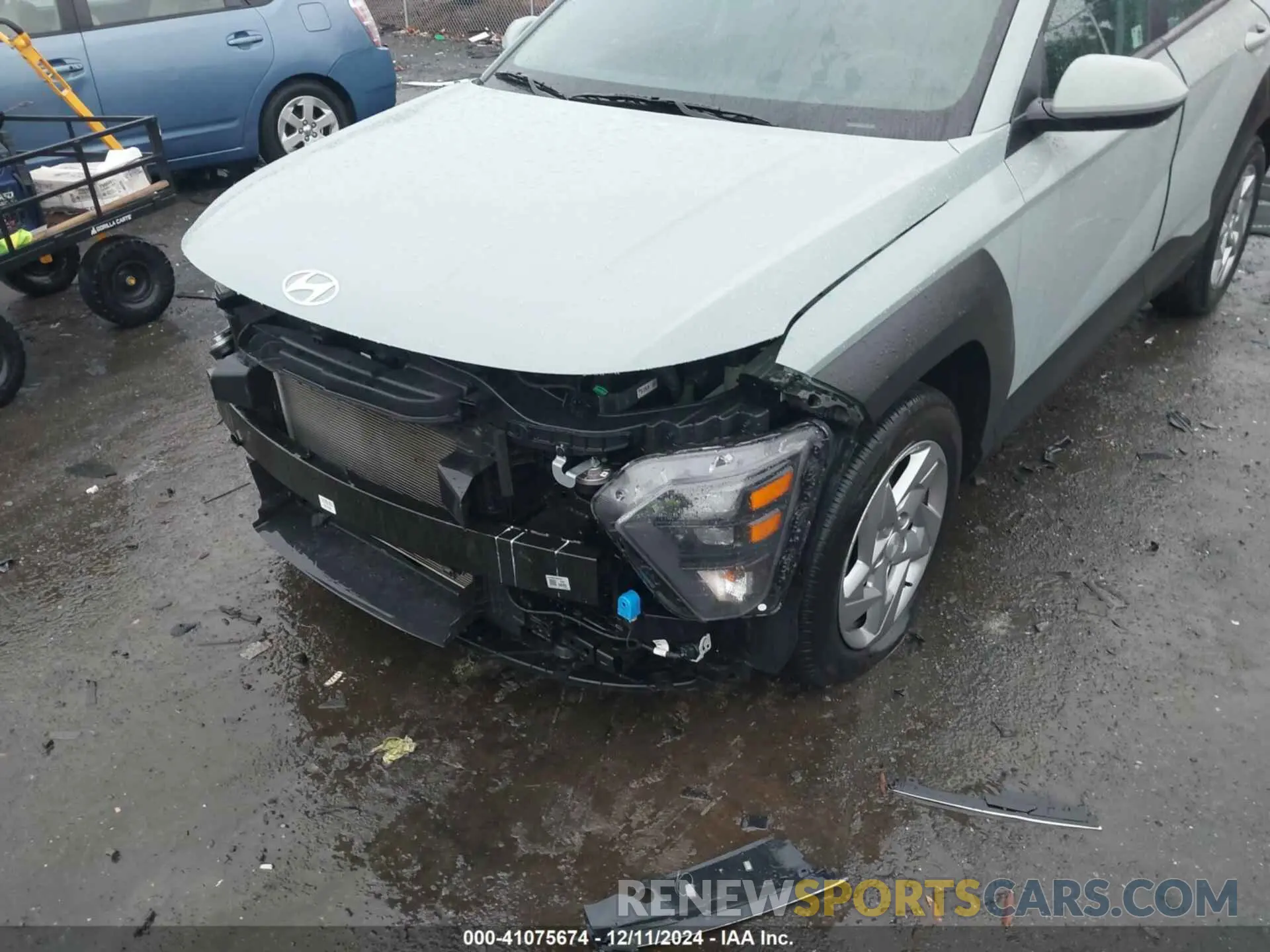 6 fotografías del automóvil dañado KM8HA3AB6RU116418 HYUNDAI KONA 2024