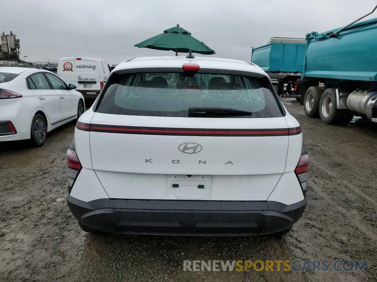 6 fotografías del automóvil dañado KM8HA3AB7RU184890 HYUNDAI KONA 2024
